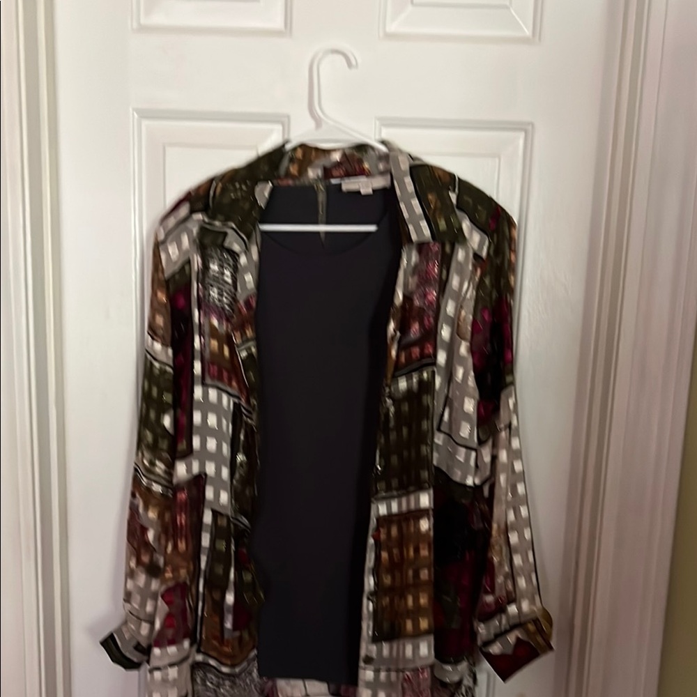 Stylish Multicolor Women's Jacket and sleeveless shirt